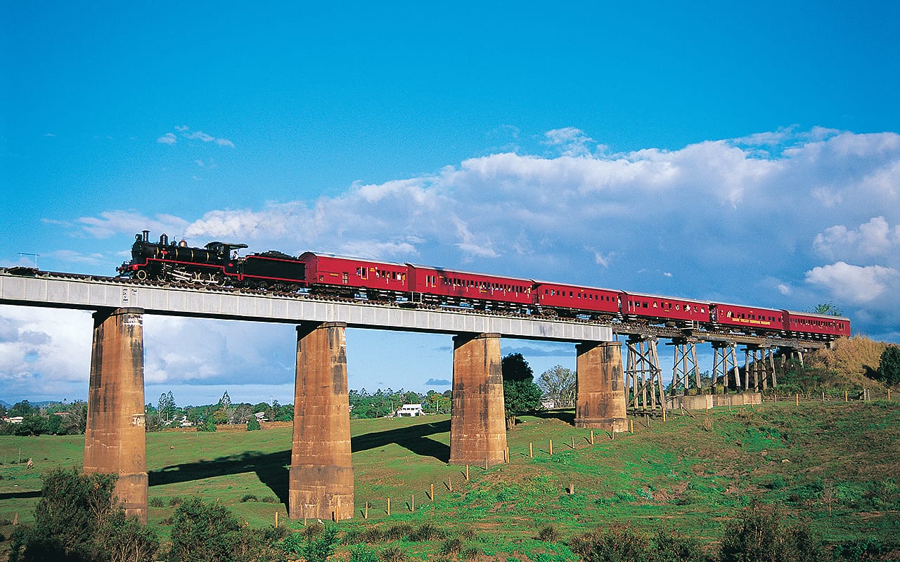 Gympie Tourism Events Queensland Valley Rattler Steam Train Gympie 112111 - Gympie